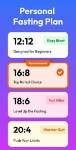 Fasting App & Calorie Counter APK screenshot 1