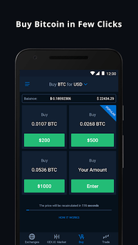 CEX.IO Bitcoin Exchange APK screenshot 1