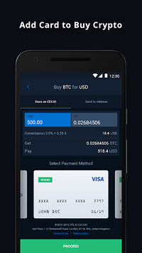 CEX.IO Bitcoin Exchange APK screenshot 1