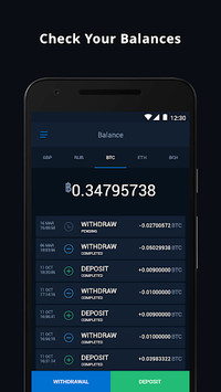 CEX.IO Bitcoin Exchange APK screenshot 1