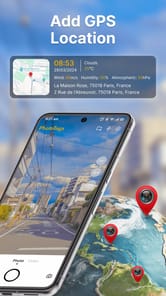 GPS Photo Stamp Camera Map APK screenshot 1