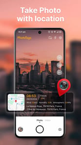 GPS Photo Stamp Camera Map APK screenshot 1