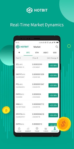 Hotbit APK screenshot 1