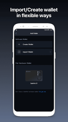 SafePal - Crypto wallet BTC ETH LTC BNB Tron EOS APK screenshot 1 SafePal - Crypto wallet BTC ETH LTC BNB Tron EOS APK screenshot 1