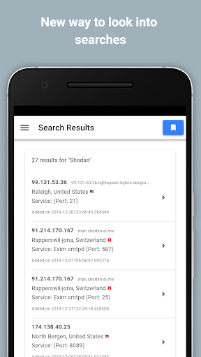 Shodan.io App APK screenshot 1 Shodan.io App APK screenshot 1