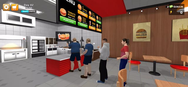 Burger Simulator! APK screenshot 1