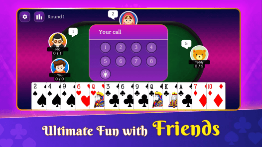 Callbreak Multiplayer APK screenshot 1