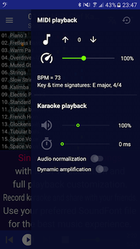 MIDI Clef Karaoke Player APK screenshot 1