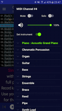 MIDI Clef Karaoke Player APK screenshot 1
