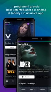 Mediaset Infinity TV APK screenshot 1