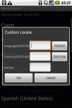MoreLocale 2 APK screenshot 1