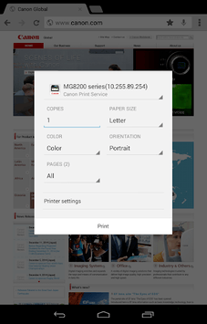 Canon Print Service APK screenshot 1 Canon Print Service APK screenshot 1