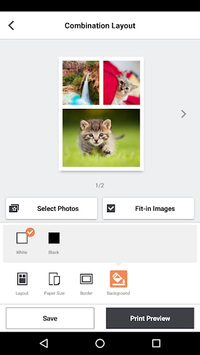 SELPHY Photo Layout APK screenshot 1