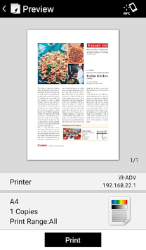 Canon PRINT Business APK screenshot 1