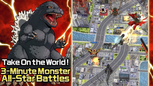 GODZILLA BATTLE LINE APK screenshot 1