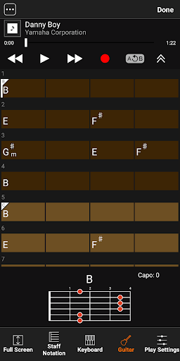 Chord Tracker APK screenshot 1