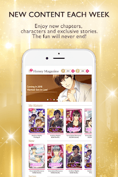 Honey Magazine -  Free otome dating game APK screenshot 1