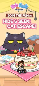 Hide and Seek: Cat Escape! APK screenshot 1