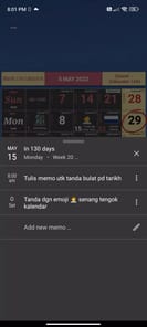 Kalendar Malaysia & Reminder APK screenshot 1