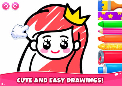 Kids Coloring Games for Girls APK screenshot 1