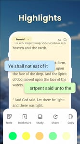 Holy Bible - KJV+Audio+Verse APK screenshot 1