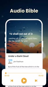 Holy Bible - KJV+Audio+Verse APK screenshot 1