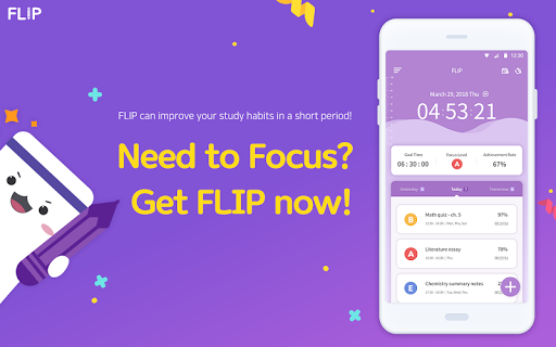 FLIP - Focus Timer for Study APK screenshot 1