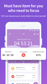 FLIP - Focus Timer for Study APK screenshot 1
