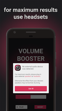 Volume Booster 2019 APK screenshot 1