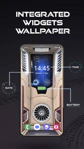 3D Wallpaper Clock Widget HD APK screenshot 1