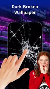 Magic Wallpaper: Broken Screen APK screenshot 1