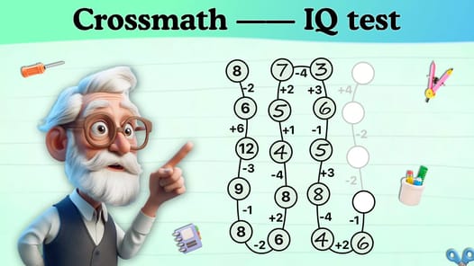 Offline Crossmath: Fun IQ Test APK screenshot 1