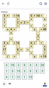 Crossmath - Math Puzzle Games APK screenshot 1