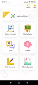 All Math Formulas app - AI APK screenshot 1