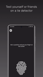 Lie Detector Test Simulator APK screenshot 1