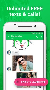 Nextplus Free SMS Text + Calls APK screenshot 1