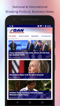 OANN: Live Breaking News APK screenshot 1