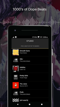Rapchat - Rap Music Studio with Auto Vocal Tune APK screenshot 1