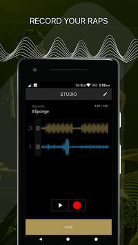 Rapchat - Rap Music Studio with Auto Vocal Tune APK screenshot 1