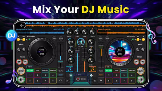 DJ Music Mixer - 3D DJ Player APK screenshot 1