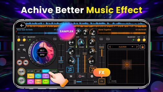 DJ Music Mixer - 3D DJ Player APK screenshot 1