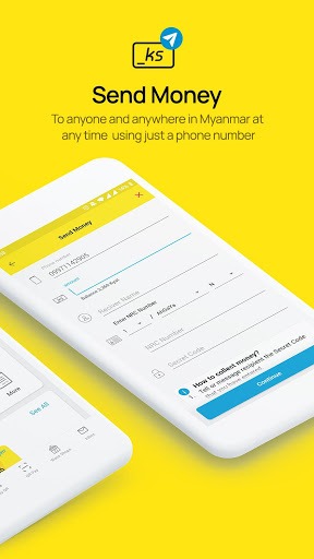 WavePay - Myanmar Money Transfer & Online Payments APK screenshot 1