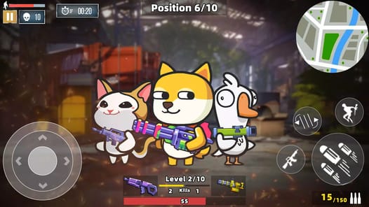 Royale Gun Battle: Pixel Shoot APK screenshot 1