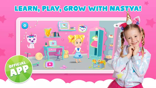 Learn Like Nastya: Kids Games APK screenshot 1