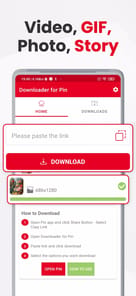 PinSave Video - GIF Downloader APK screenshot 1