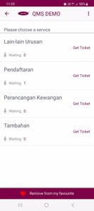 Queue Management System (QMS) APK screenshot 1