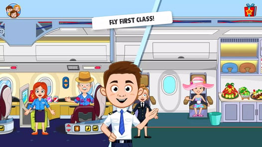 My Town Airport games for kids APK screenshot 1