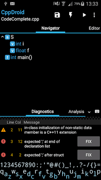 CppDroid - C/C++ IDE APK screenshot 1