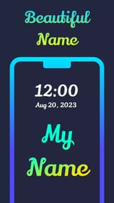 Name wallpaper APK screenshot 1