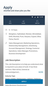 Naukri.com Job Search APK screenshot 1